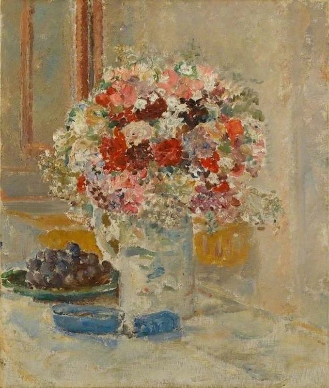 Ethel Walker - Fiori e uva, Arts Council Collection, Southbank Centre